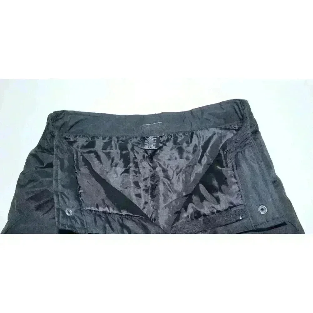 Vertical '9 Youth Size L Black Snow Ski Pants with‎ cargo pocket NWOT